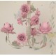 Lustre provence rosas floral quarto menina